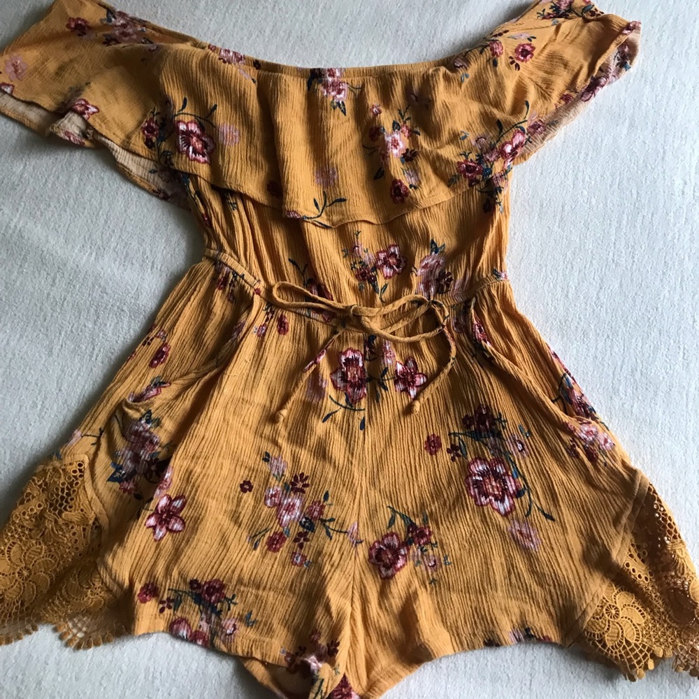 Off the shoulder romper